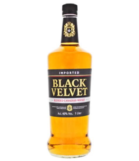 Black Velvet Blended Canadian Whisky 1l 40 Luxurious Drinks Bv