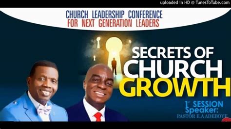 Part 2 The Secrets Of Church Growth Bishop David Oyedepo Youtube