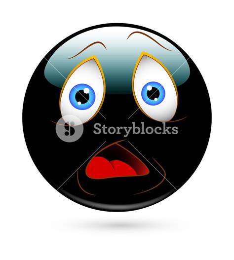 Shocked Cartoon Smiley Vector Royalty Free Stock Image Storyblocks
