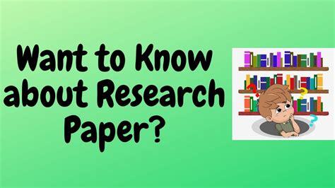Some industries, such as law, have special requirements for listing publications on resumes. What is Research Paper? || How to Write Research Paper ...