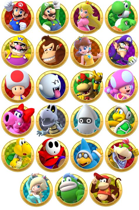 Mario Party Playable Characters By Cutiepatootie64 On Deviantart