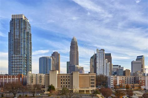 Charlotte Skyline In December 2015 Editorial Image Image Of Urban