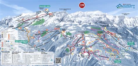 Villars Gryon Piste Map Plan Of Ski Slopes And Lifts Onthesnow