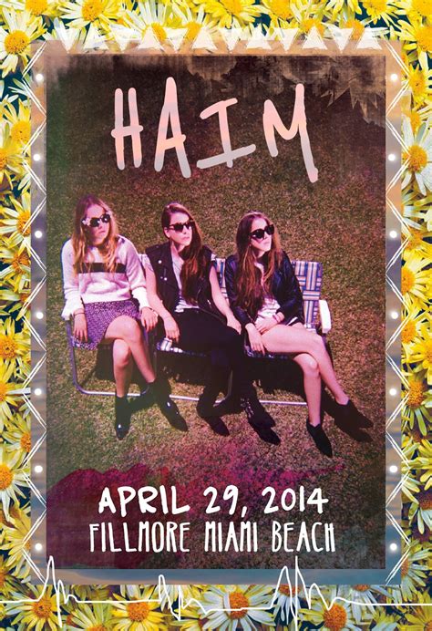 Split Second Haim Commemorative Poster