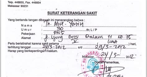 Pada beberapa jenis surat keterangan seperti surat keterangan sakit, pihak contoh surat keterangan penghasilan pribadi berikut ini akan dapat memberikan gambaran terkait contoh surat keterangan sakit. √ 6 Contoh Surat Keterangan Sakit Dari Dokter Puskesmas & Rs