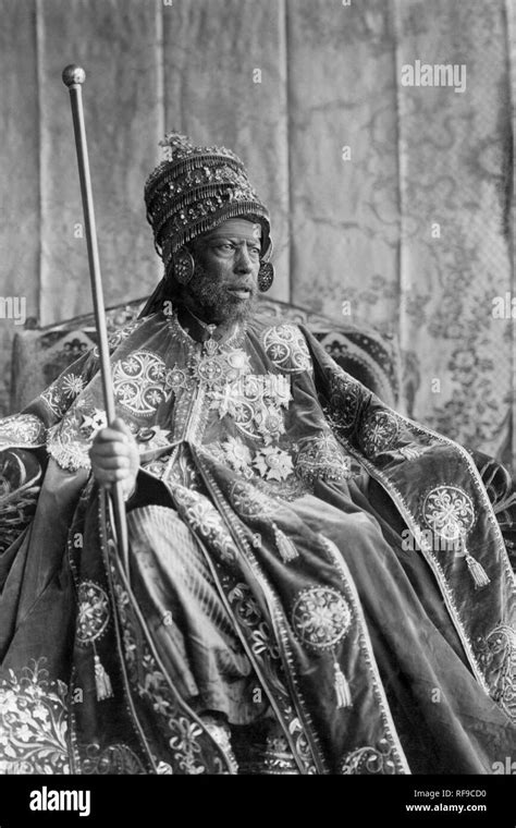 Emperor Menelik Ii Black And White Stock Photos And Images Alamy