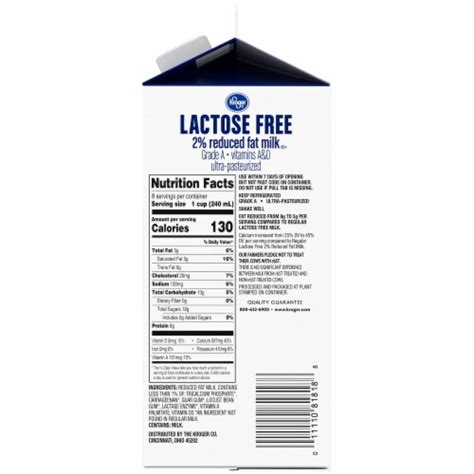 Kroger Lactose Free Calcium Enriched 2 Milk 12 Gal Fred Meyer