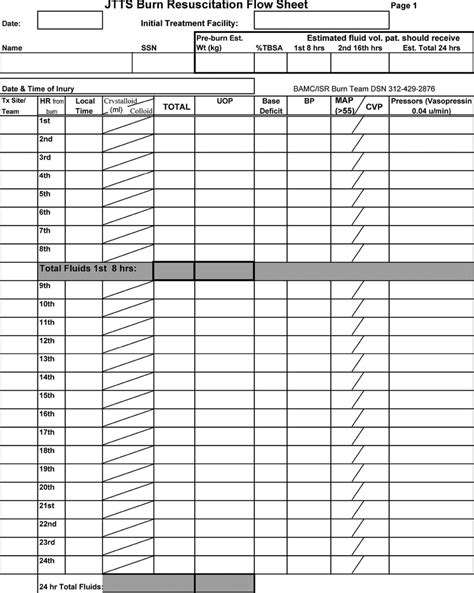 Neonatal Resuscitation Recording Flow Sheet