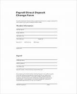 Intuit Quickbooks Payroll Direct Deposit Form Images