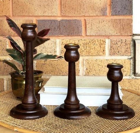 Wooden Candle Stick Holder Pattern Plain The Handy Craft Delhi Delhi