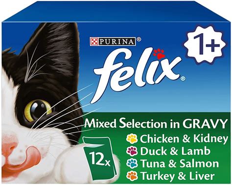 Felix Pouch Gravy Selection 12 X 100g Felix Wet Cat Food Farm And Pet