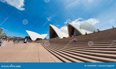Sydney October 2015 Panoramic View Of Sydney Opera House On A Sunny