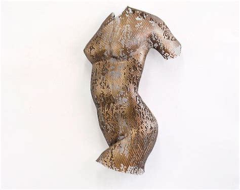 Female Torso Sculpture Wireframe Style Art Etsy Wall Sculpture Art Metal Art Sculpture