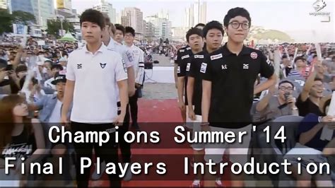 hot6ix champions summer 2014 final players intro youtube