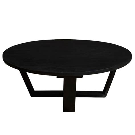Design your individual coffee tables made to order online with pickawood. Coffeephile Black Solid Wood Round Coffee Table