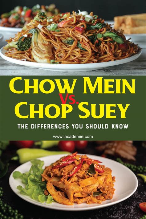 Chow Mein Vs Chop Suey The Differences You Should Know