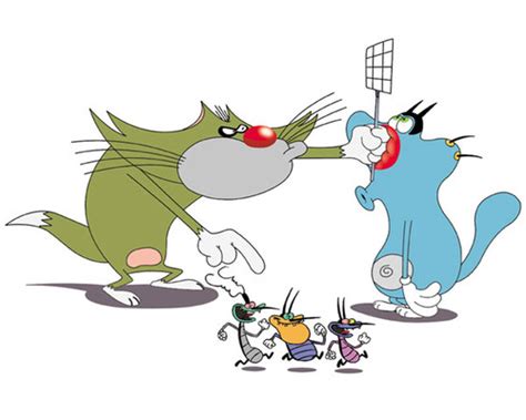 Jack can be easily described as the opposite of oggy. Image - Jack and Oggy and cockroaches.jpg - Oggy and the ...