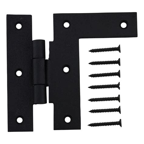 Black Iron 38 Offset Cabinet Hinges Wrought Iron H L Right Only 35h