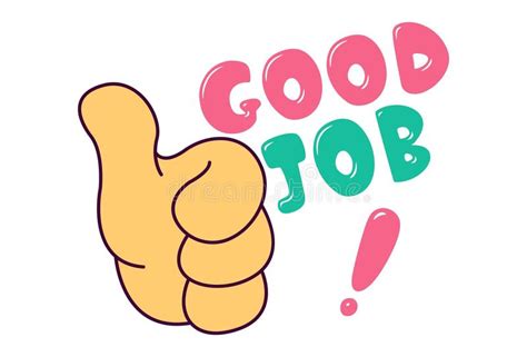 Thumbs Up Great Job Stock Illustrations 235 Thumbs Up Great Job Stock