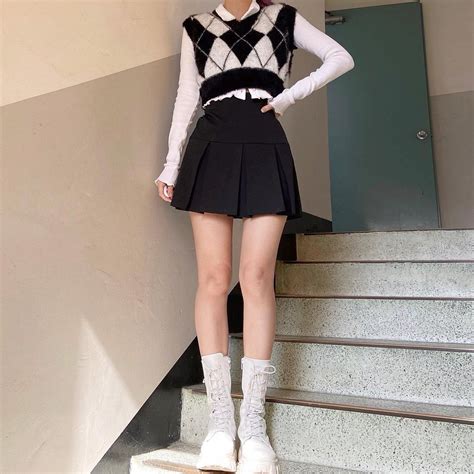 Ulzzang Outfit Ulzzang Fashion Kpop Fashion Outfits Preppy Outfits