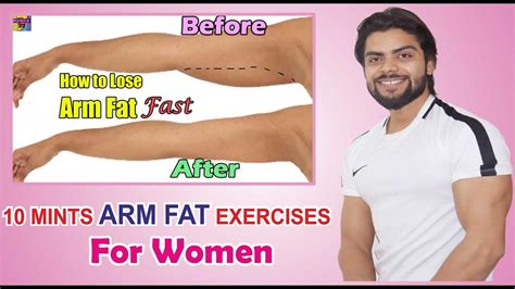 10 Mints Home Workout For Arm Fat How To Lose Arm Fat Fast Youtube