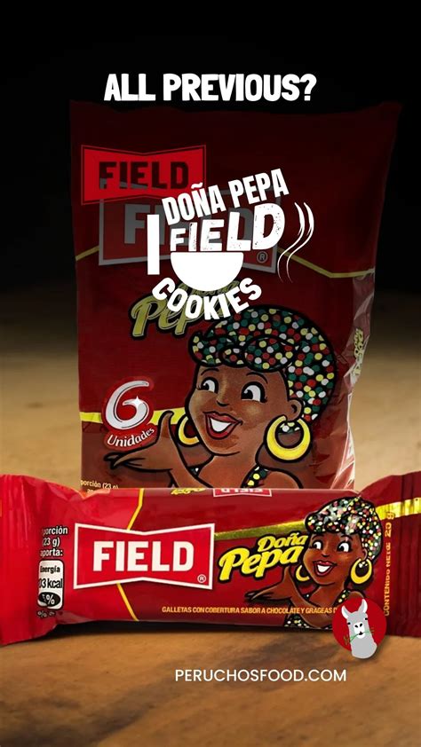 Chocolate Flavor Cookies Dona Pepa Field Peruchos Food