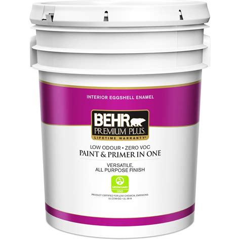 Behr Premium Plus Interior Paint And Primer In One Eggshell Enamel