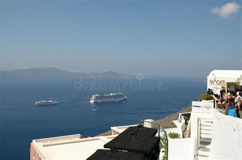 Amazing Santorini Editorial Stock Photo Image Of Fira