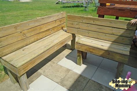 Diy L Shape Patio Bench Deck Bench Seating Wooden Bench Outdoor Diy