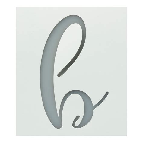 Premium Monogram Stencils Lowercase Cursive Alphabet 26 Pack