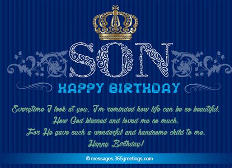 Wishing your son an extremely cheerful birthday! Birthday Wishes for Son - 365greetings.com