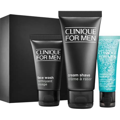 Clinique For Men Daily Intense Hydration 3 Pc Starter Kit Mens Sets