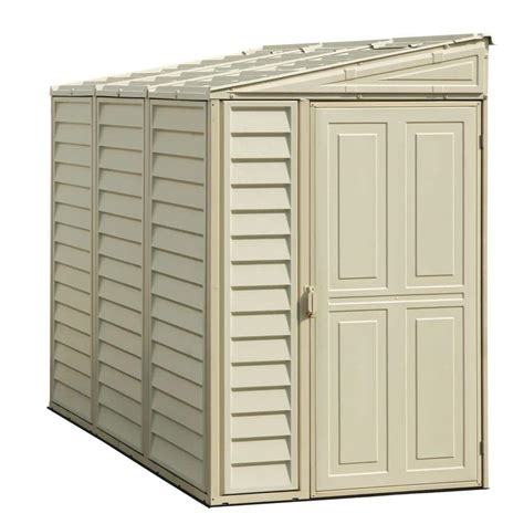 Duramax Building Products Sidemate 4 Ft X 8 Ft Vinyl Shed With