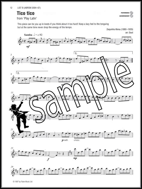 The Best Of Grade 5 Flute Sheet Music Book With Cd And Piano