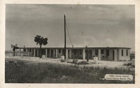 Anna Maria Motel Anna Maria Beach Bradenton Beach Fl Postcard