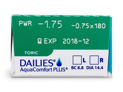 Dailies AquaComfort Plus Toric 30 Lenses