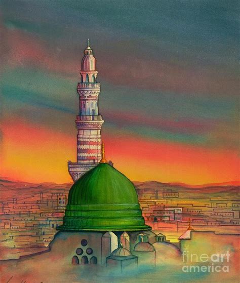 Madinah The Beloved City By Seema Sayyidah Mosque Art Islamic Art