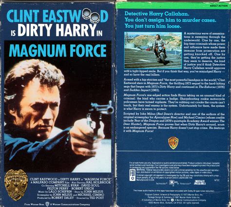 Ed S Blasts From The Past The Dirty Harry Chronicles Magnum Force 1973
