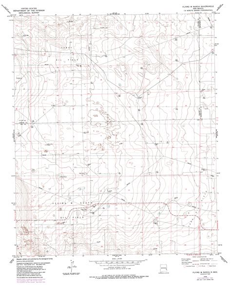 Flying M Ranch Nm Topographic Map Topoquest