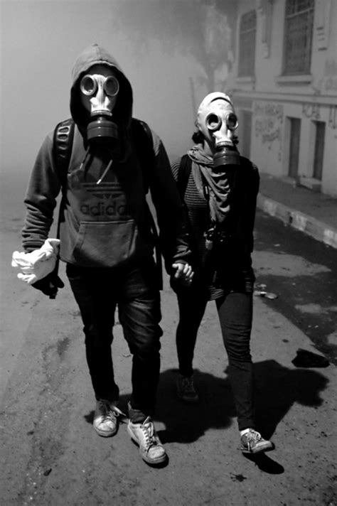 I Dont Like Via Tumblr On We Heart It Gas Mask Art Gas Mask Girl