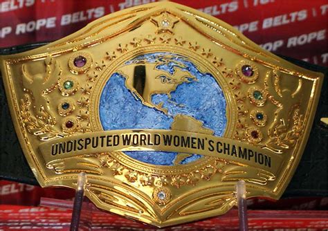Womens Championship Belts Top Rope Belts