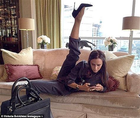 Victoria Beckham Teaches Daughter Harper Her Iconic Leg Pose As
