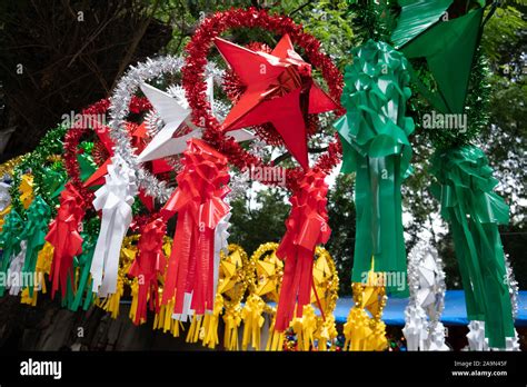 Philippine Christmas Decorations Known As A Parol Stock Photo Alamy