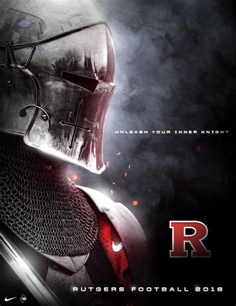 Rutgers Football Scarlet Knights 2016 Poster on Behance