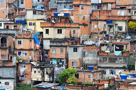 Favela In Rio De Janeiro Stock Photo Getty Images