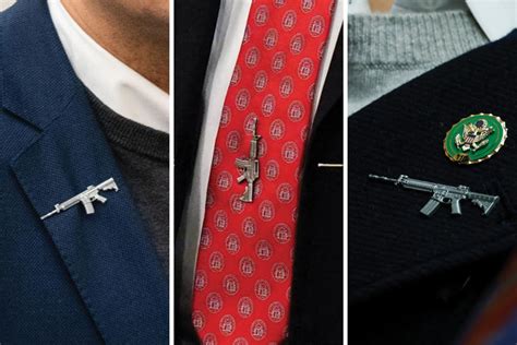 Why Some Members Of Congress Are Wearing Ar 15 Assault Rifle Pins