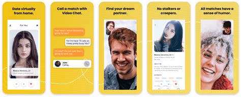 Bumble Style Dating App Screenshot Template Bumble Dating App Bumble App App Template