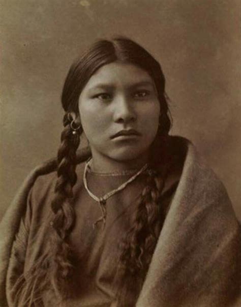 Crow Girl Circa 1885 Native North Americans Native American