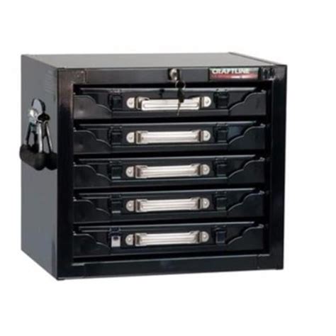 Craftline Metal 5 Drawer Parts Cabinet With Removable Boxes Walmart