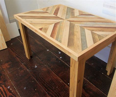 Diy Rustic Style Coffee Table With Reclaimed Wood With Pictures